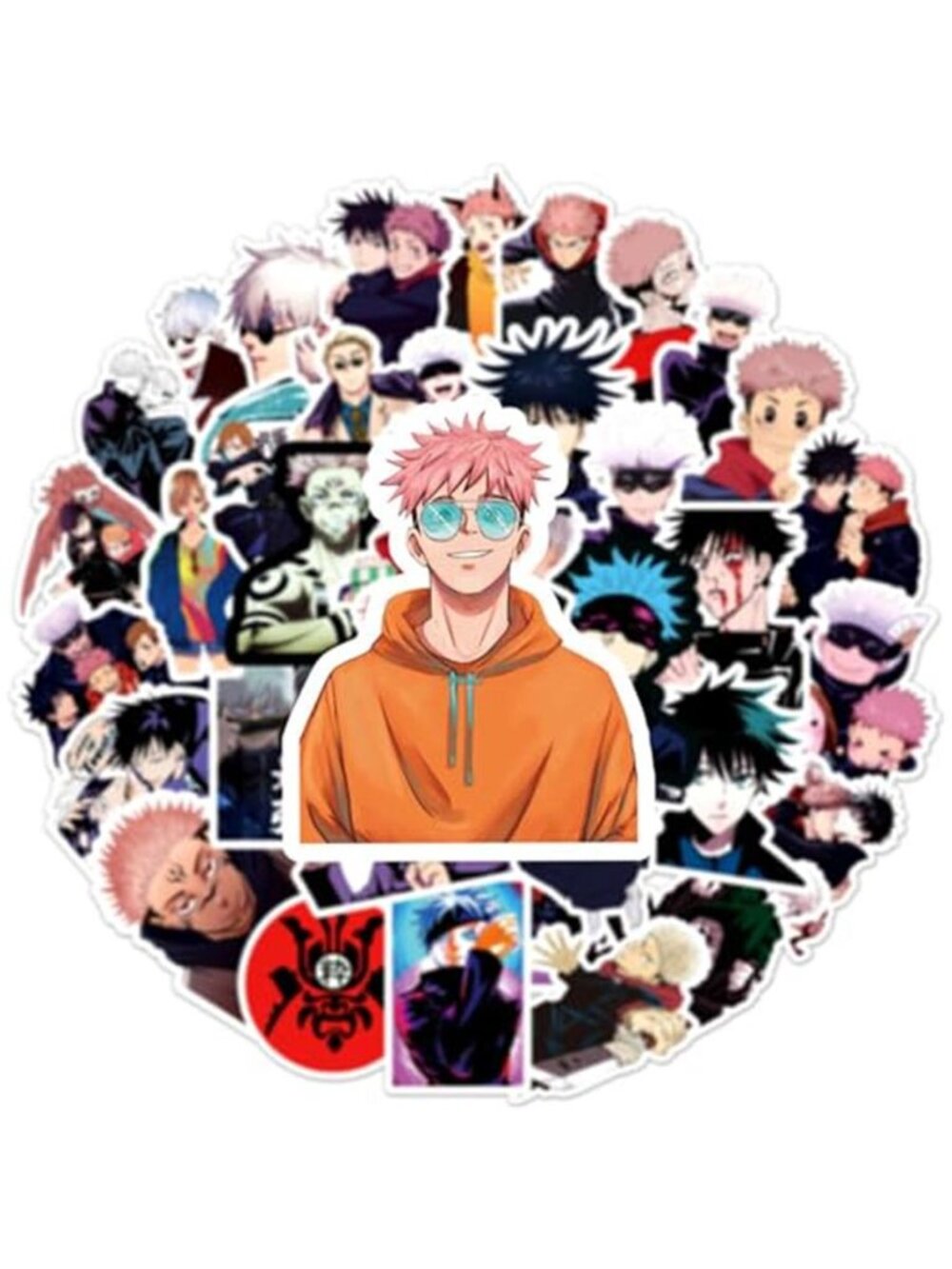 50Pcs Manga Jujutsu Kaisen Stickers Mixed Pack Hot Cartoon Anime Stickers - Picture 5 of 7
